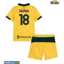 AC Milan Christopher Nkunku #18 3rd trikot Kinder 2025-26 Kurzarm (+ Kurze Hosen)